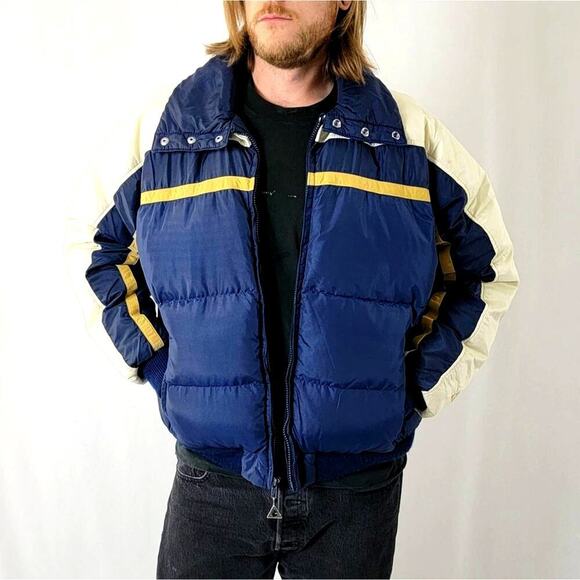 Vintage 90s Gerry Ski Snowboard Puffer Down Coat - Picture 2 of 10